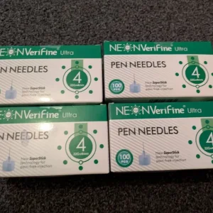 Neon Verifine Ultra 4mm 32G Diabetic Pen Needles