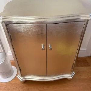 Silver effect cabinet