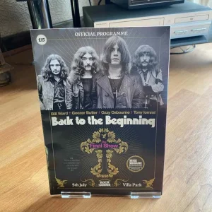 Ozzy Osbourne Black Sabbath Back To The Beginning Concert Programme