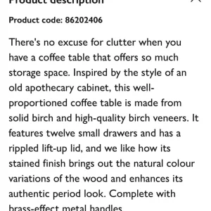 Laura Ashley Garrat coffee table - Image 6