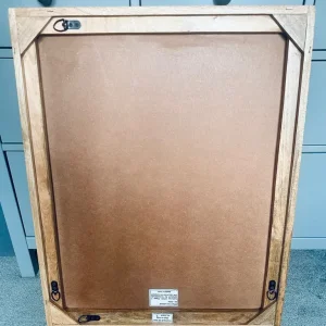 Wood framed fabric picture - Image 4