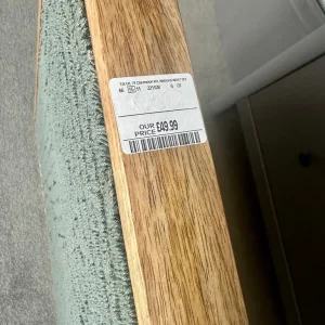 Wood framed fabric picture - Image 5