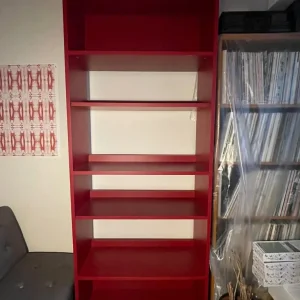 FREE - Lovely red Ikea bookcase