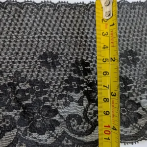 Black lace 12 x 310 cm