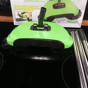 Floor sweeper with stainless steel bar and 3 brushes - Image 2