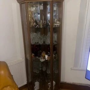 Glass Corner Display Cabinet - Image 2