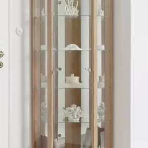 Glass Corner Display Cabinet - Image 3