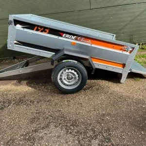 ERDE 193 Tipping Trailer with Flat Cover - Image 4