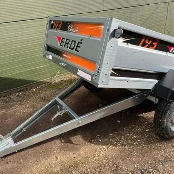 ERDE 193 Tipping Trailer with Flat Cover