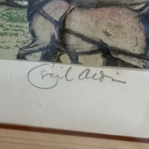 Various vintage prints, notice frames, picture frames and art - Image 3