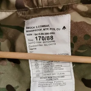 British Army MTP Smock Field Jacket With Hood