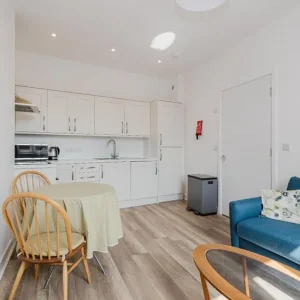 1-bedroom flat with modern furnishings, second floor, in Turriff, Aberdeenshire - Image 3