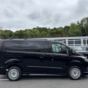 2022 Ford Transit Custom 2.0 EcoBlue 300 Limited Crew Van in Black - Image 8