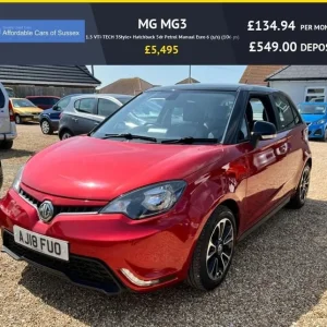 2018 MG3 VTi Tech 3Style+ Hatchback - Image 3