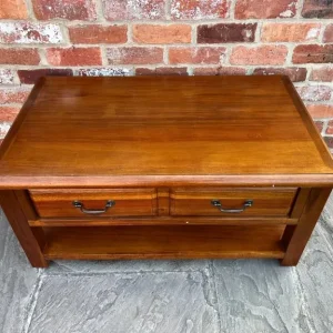 Solid Pine Double-Sided Coffee Table - Image 2