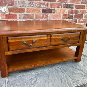 Solid Pine Double-Sided Coffee Table - Image 6