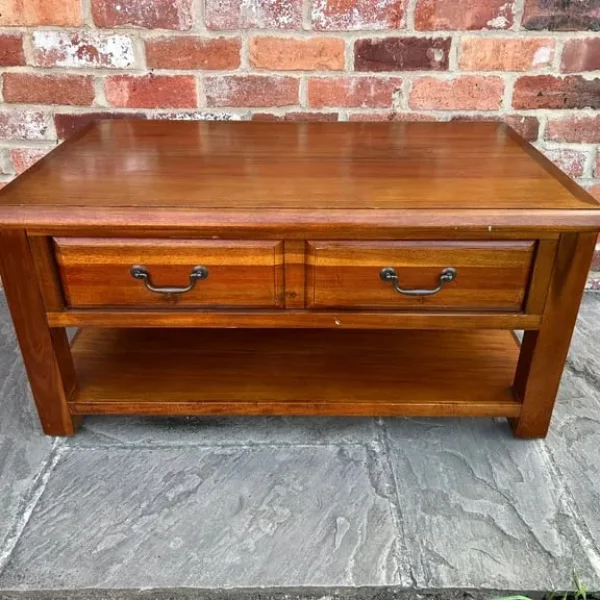 Solid Pine Double-Sided Coffee Table