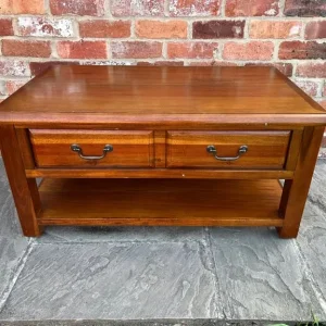 Solid Pine Double-Sided Coffee Table