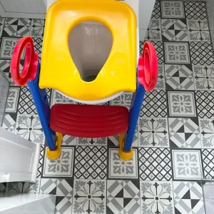 Toddlers potty training toilet seat with step - Image 2