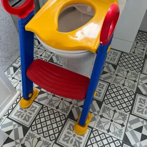 Toddlers potty training toilet seat with step - Image 3