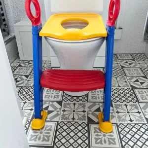 Toddlers potty training toilet seat with step - Image 4