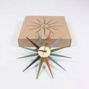 48cm Sun Clock with Black Poles - Image 2