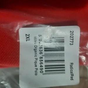 Fish motif polo shirt xxl - Image 2