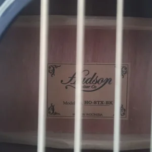 Parlour guitar with case and extras - Image 5