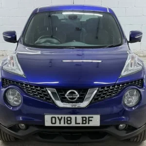 2018 Nissan Juke 1.6 Tekna 5-door hatchback in blue - Image 3