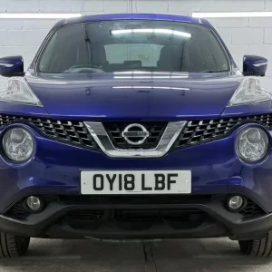 2018 Nissan Juke 1.6 Tekna 5-door hatchback in blue - Image 4