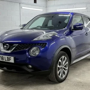 2018 Nissan Juke 1.6 Tekna 5-door hatchback in blue - Image 7