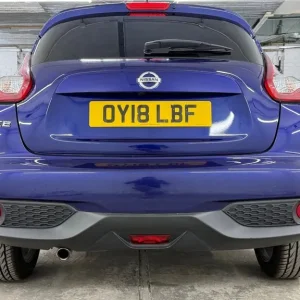 2018 Nissan Juke 1.6 Tekna 5-door hatchback in blue - Image 8