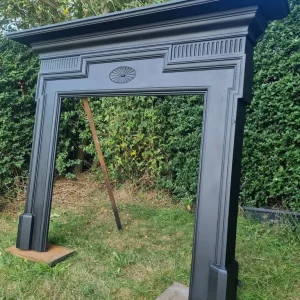 Original Victorian cast iron fireplace surround circa 1890s - Image 2