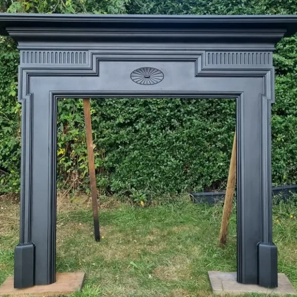 Original Victorian cast iron fireplace surround circa 1890s