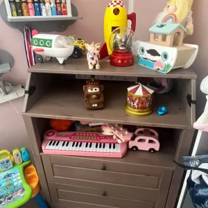 IKEA Sundvik kids bedroom set (bed, wardrobe, changing table) - Image 2