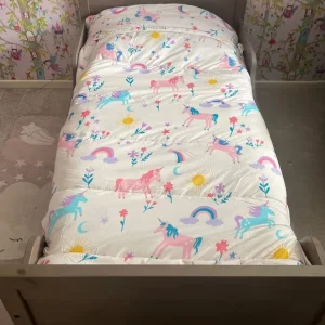 IKEA Sundvik kids bedroom set (bed, wardrobe, changing table) - Image 4