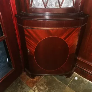 Sturdy Dark Wooden Display Cabinet - Image 2