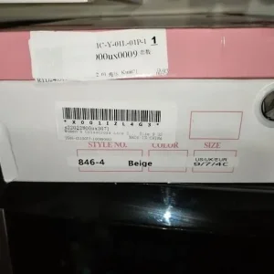 Sandy Beige Criss-cross Faux Suede Chunky Heel Sandals UK 7/EU 40 - Image 6