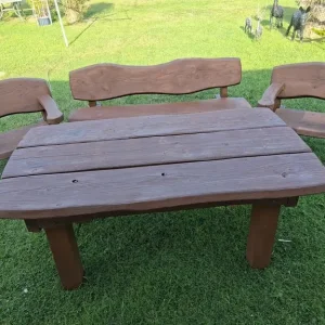 Oak garden furniture