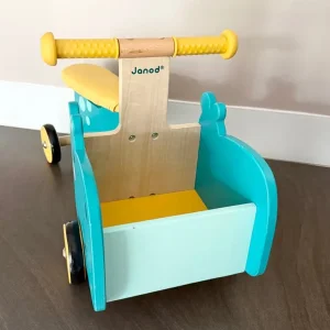 Janod Hippopotamus Wooden Ride-On for Kids - Image 4