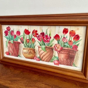 Framed Tulip Still Life by A. Fletcher – Limited Edition Print - Image 3
