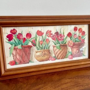 Framed Tulip Still Life by A. Fletcher – Limited Edition Print