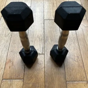 1kg Hex Weight Dumbbells - Image 3