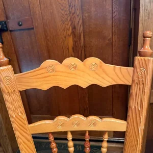 Wicker Dining Chairs x 4 - Image 6