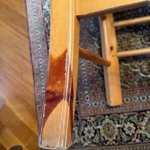 Wicker Dining Chairs x 4 - Image 8