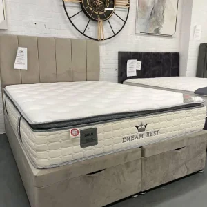 Double Divan Bed with Mattress and Drawers