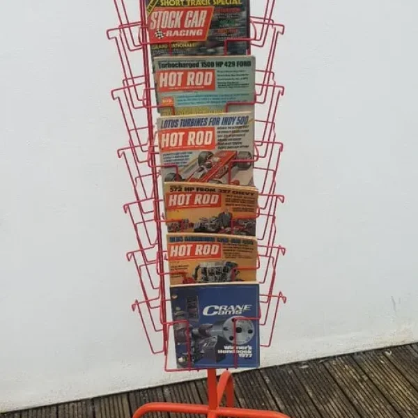 Vintage 60s Magazine Rack