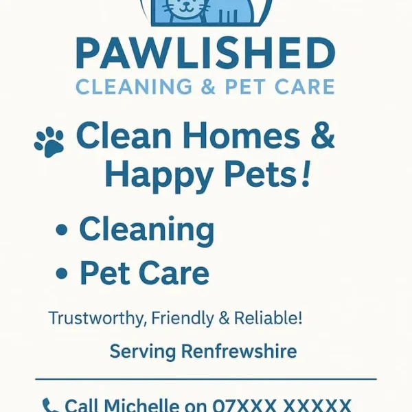 Pawlished cleaning and pet care services