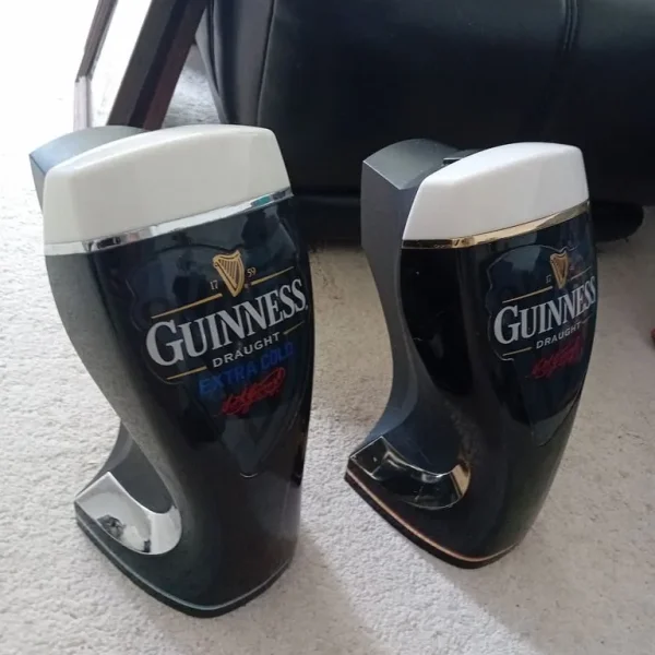 Guinness light up beer fonts x2 - pub breweriaina