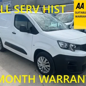 2019 Peugeot Partner 1000 1.5 BlueHDi 100 Professional Van Panel Van Diesel Manual